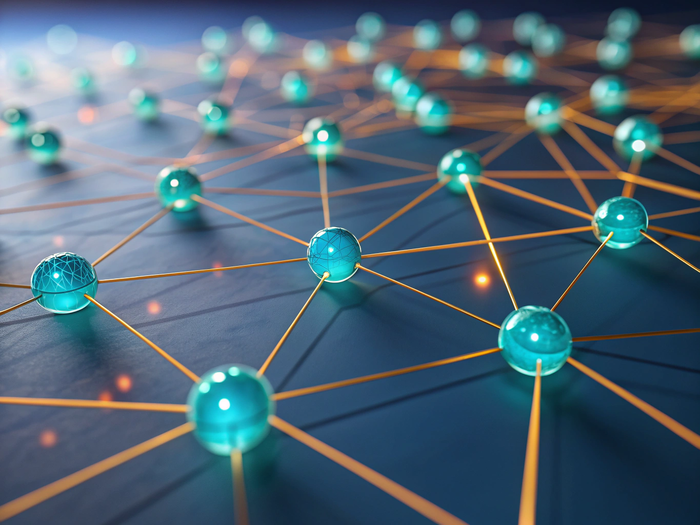 Abstract cloud computing architecture visualization